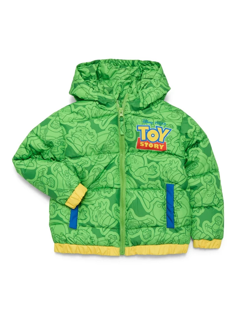 Character Mid- Weight Hooded Puffer Jacket, Sizes 2T-5T | Walmart (US)