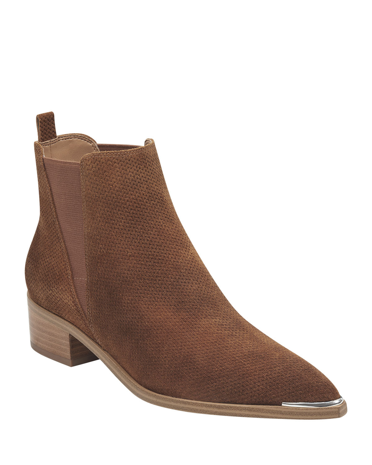 Yalen Brushed Suede Booties | Neiman Marcus