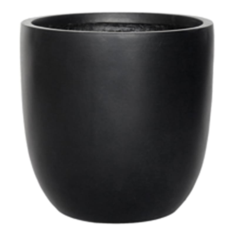 Warrenton Black Egg-Shaped Planter, 20" | At Home