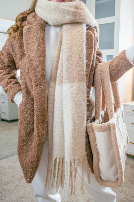 Cozy winter must haves!
Wearing a size small in the camel color in the Sherpa coat. Size extra small in the sweat pants
Ugg boots fit TTS. Linking similars that are more affordable.
 
Amazon outfits | cozy outfits | cozy sets | cozy winter outfit | winter coat | winter jacket


#LTKstyletip #LTKfindsunder50 #LTKSeasonal