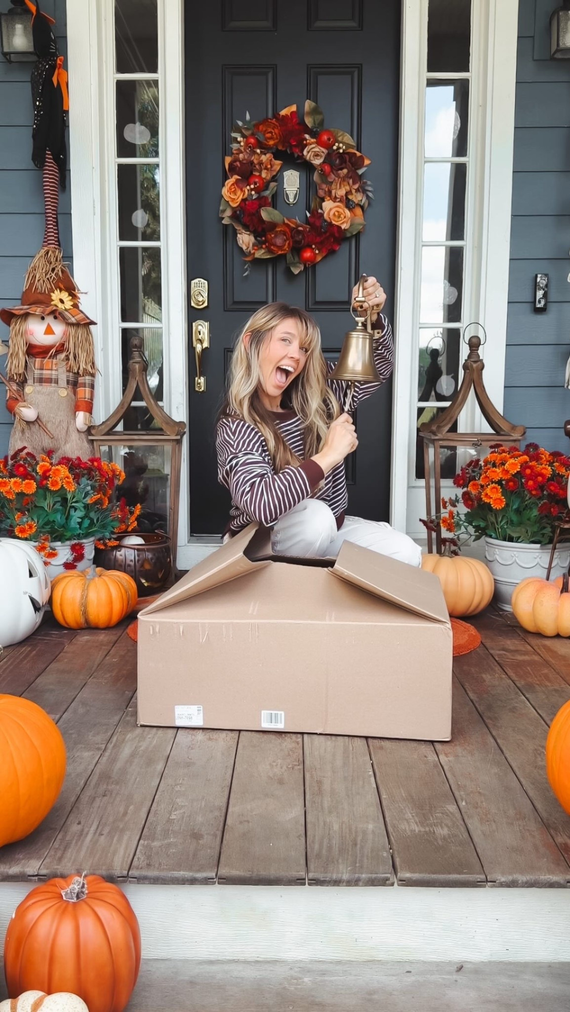 This is either going to be life changing or the worst decision 😂😂🔔🔔 Running to apologize to my neighbors real quick before they start hearing the bells all day! 

Where do I hang the one on the front porch?!?! 

Come back later, we’re hanging them together!! 

#farmhouseliving #farmhouseliving #farmhouseinspired farm decor farmhouse decor