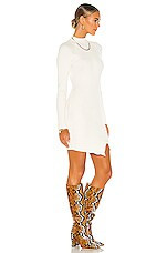 Bardot Mini Rib Knit Dress in Ivory from Revolve.com | Revolve Clothing (Global)