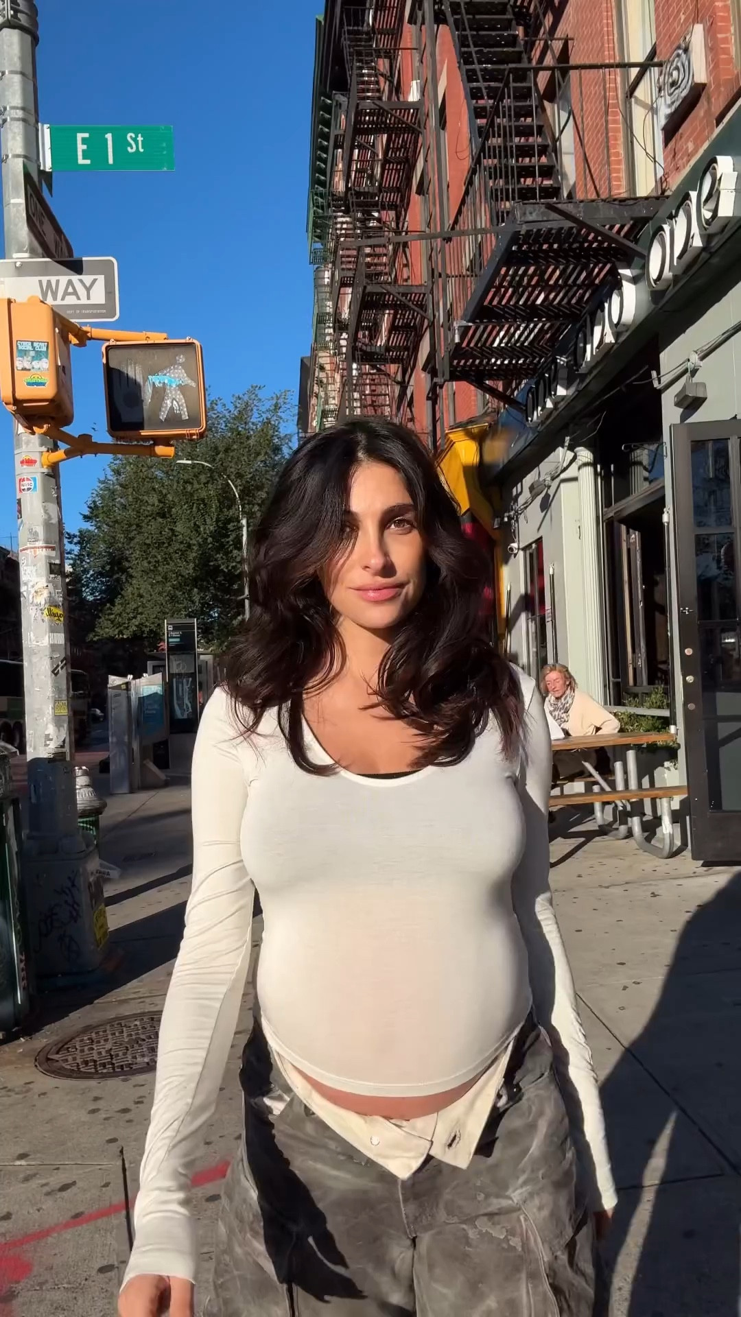 Styling the bump: 30 days, 30 outfits. Day 5 of 30 ☀️

outfit inspiration, autumn outfit, city break, pregnancy outfit, The Attico cargo jeans, Nike, Travis Scott jordans, checkered scarf, Nederland. 

#LTKbump #LTKstyletip #LTKSeasonal