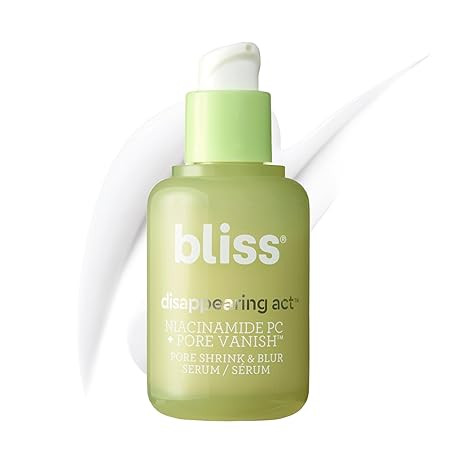 ​Bliss Niacinamide + Pore Vanish Complex Disappearing Act Serum – With Vitamin B3 + Green Tea... | Amazon (US)