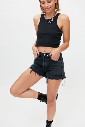 AGOLDE Parker Vintage Denim Cutoff Short – Vortex | Urban Outfitters (US and RoW)