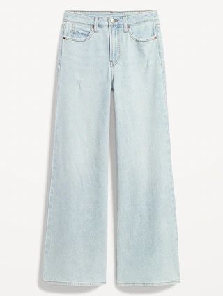 Extra High-Waisted A-Line Wide-Leg Jeans for Women | Old Navy (CA)