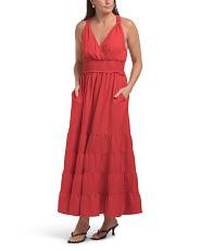 Empire Waist Tiered Maxi Dress | TJ Maxx