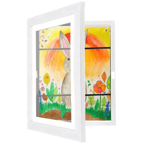 cratth Kids Artwork Frames Changeable Picture Frames 10 x 12.5 inch Frames for Kids Artwork Front Opening Picture Frames Home Décor Up to 150 Pieces of Kids Art Frame Craft Storage Hanging Wall Decor | Amazon (US)