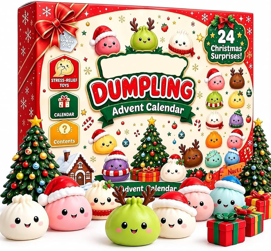 Squishy Advent Calendar 2026, Christmas Dumpling Advent Calendar | Amazon (US)