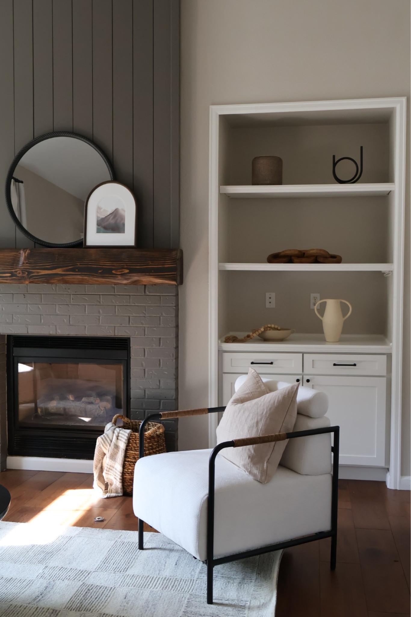 Cozy living room with a rustic modern feel 🤍 


#LTKStyleTip #LTKFindsUnder50 #LTKHome