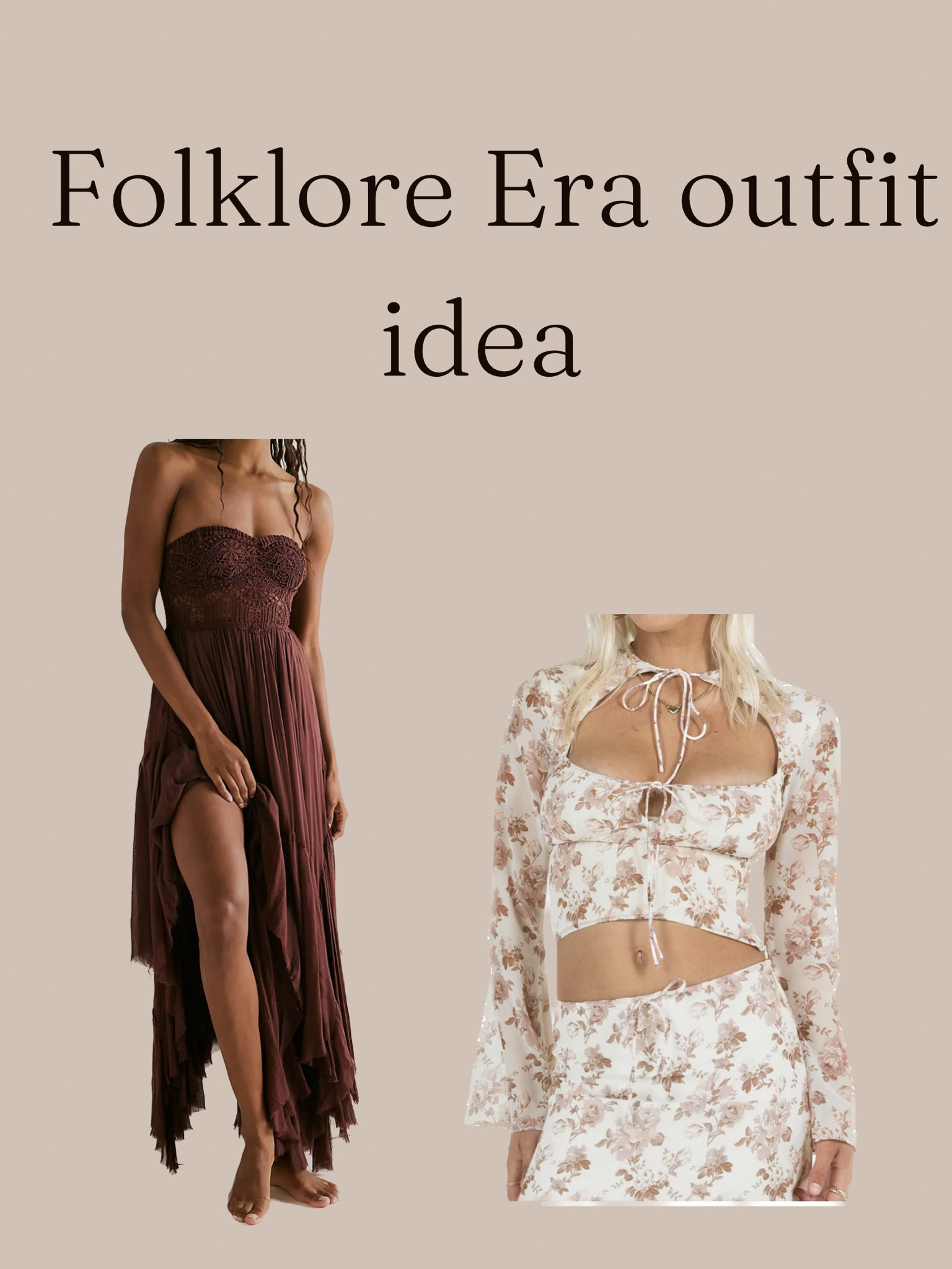 Folklore era outfit idea. Eras concert. Taylor swift concert outfit ideas 

#LTKstyletip #LTKfit #LTKFind