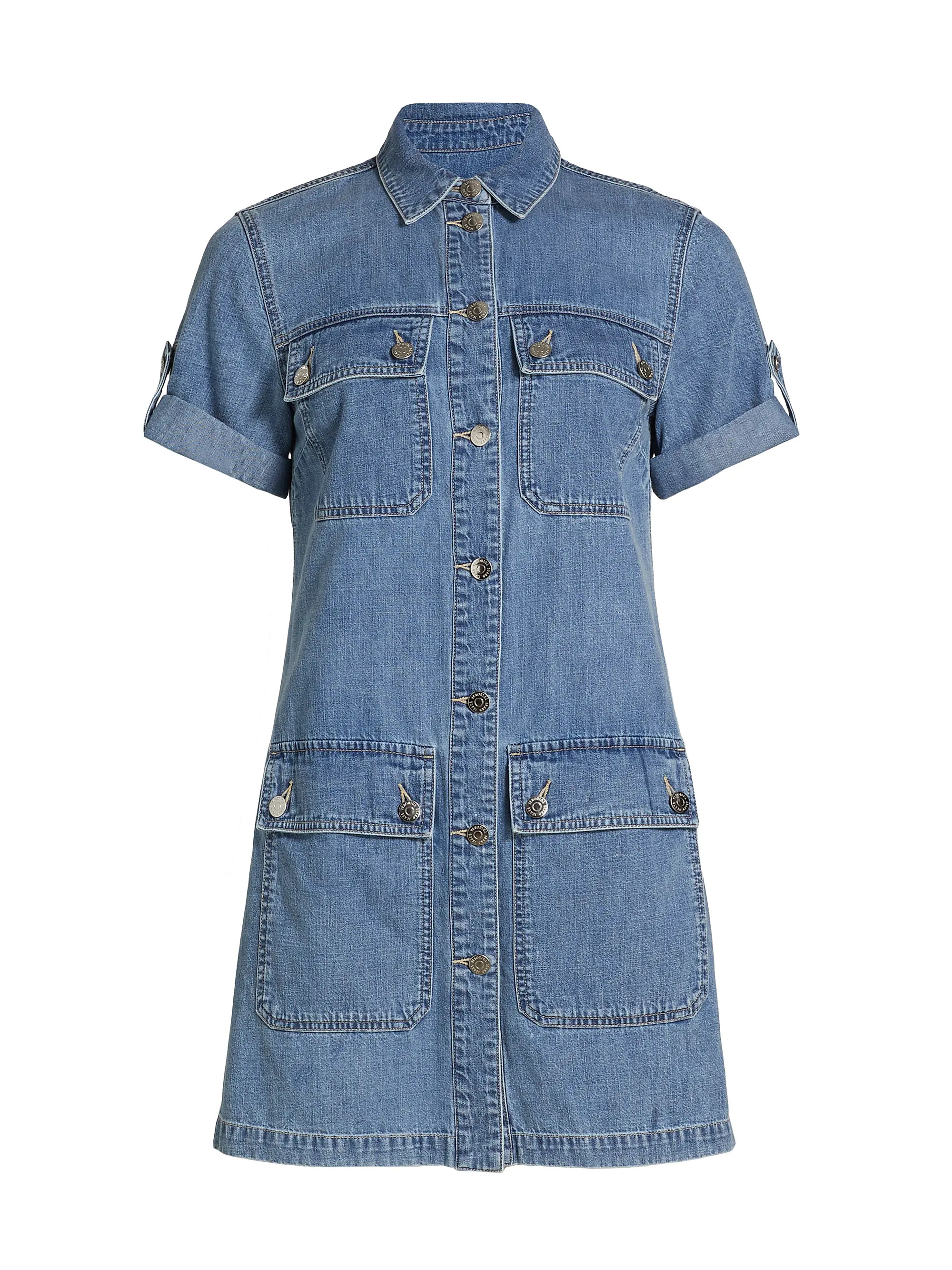 Warren Denim Minidress | Saks Fifth Avenue