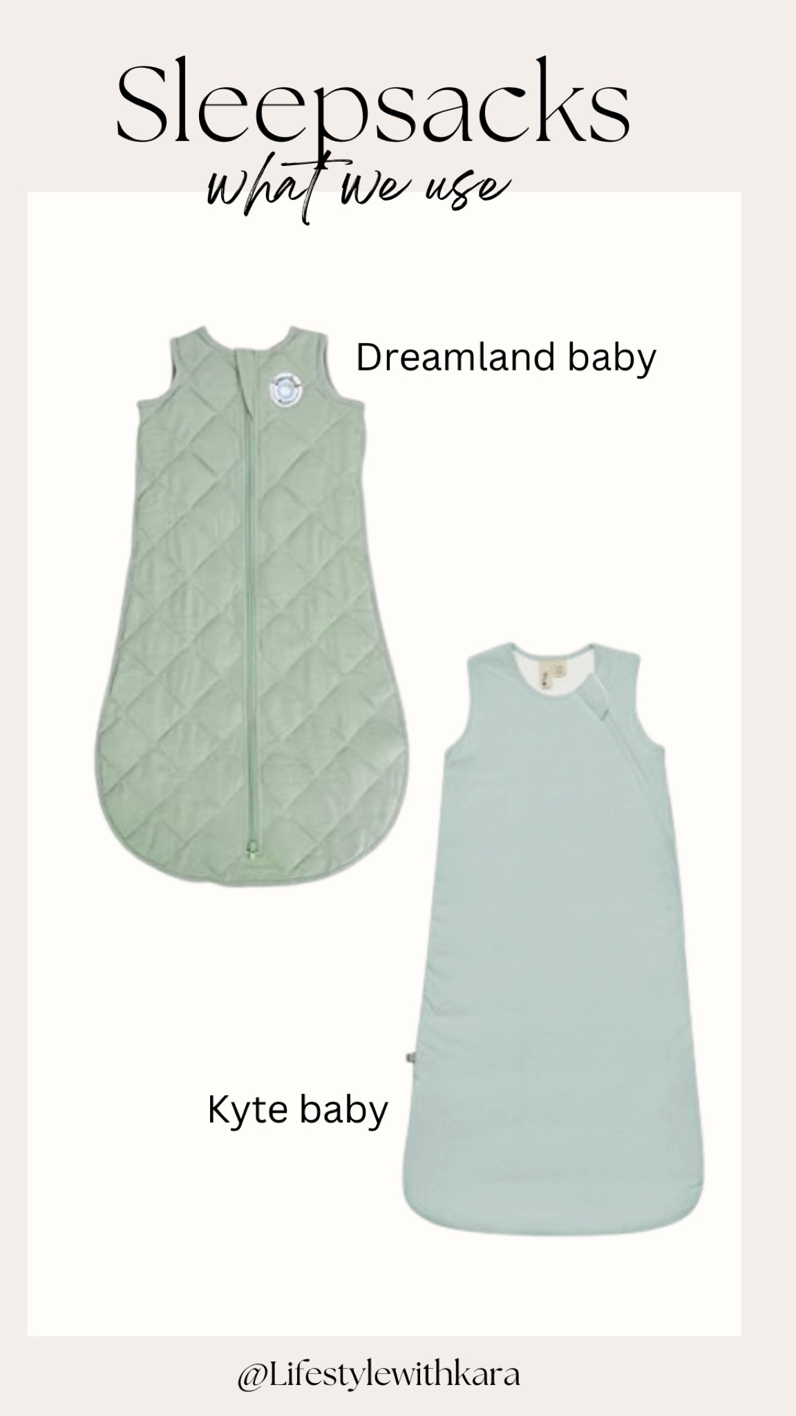 Sleep sacks we use! ✨Code lifestylewithkara to save on Dreamland baby co. Sacks!

#LTKbump #LTKkids #LTKbaby