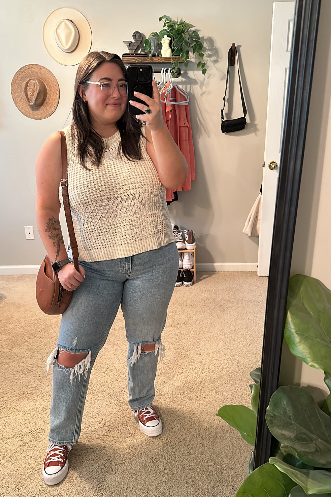 Target knit sweater tank - xl
Jeans - 32
Converse - 6.5

#LTKBacktoSchool #LTKcurves #LTKSeasonal
