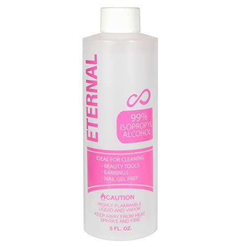 Eternal 99% Isopropyl Alcohol for Beauty Tools, Earrings and Nail Gel Prep (8 FL. OZ.) | Amazon (US)