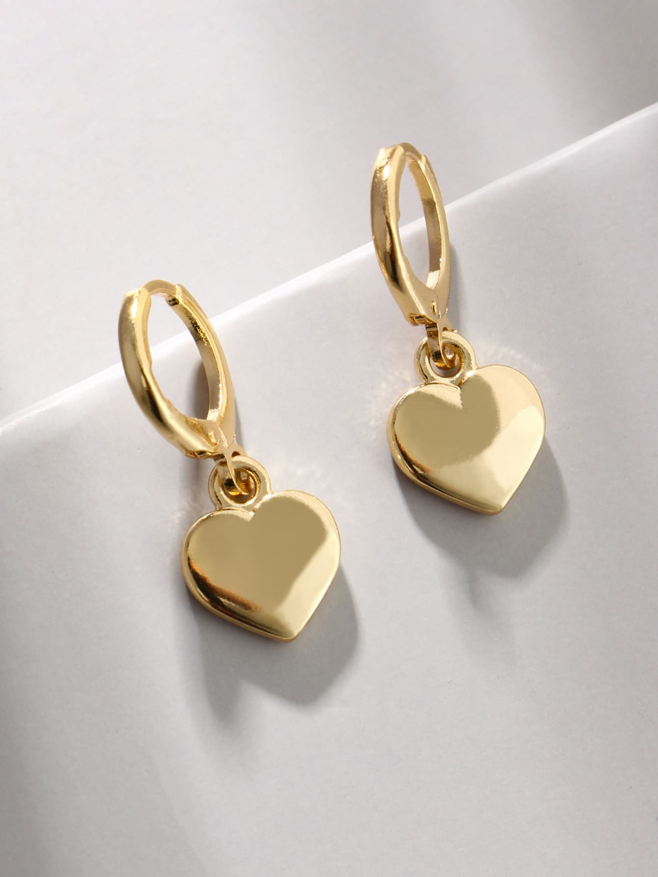 Heart Drop Earrings SKU: swear18210520543(500+ Reviews)$1.50Make 4 payments of $0.37 $1.43Join fo... | SHEIN