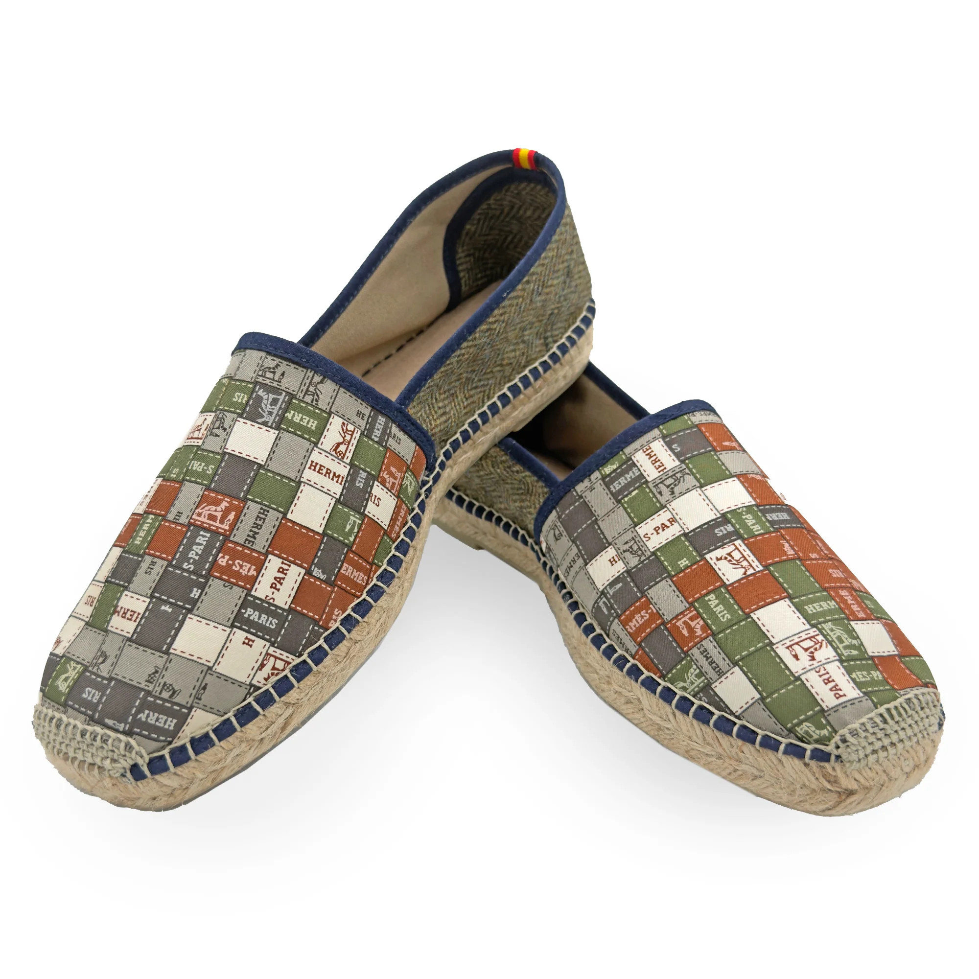 Respoke X Huntsman CARRE Olive Classic Espadrilles | Respoke