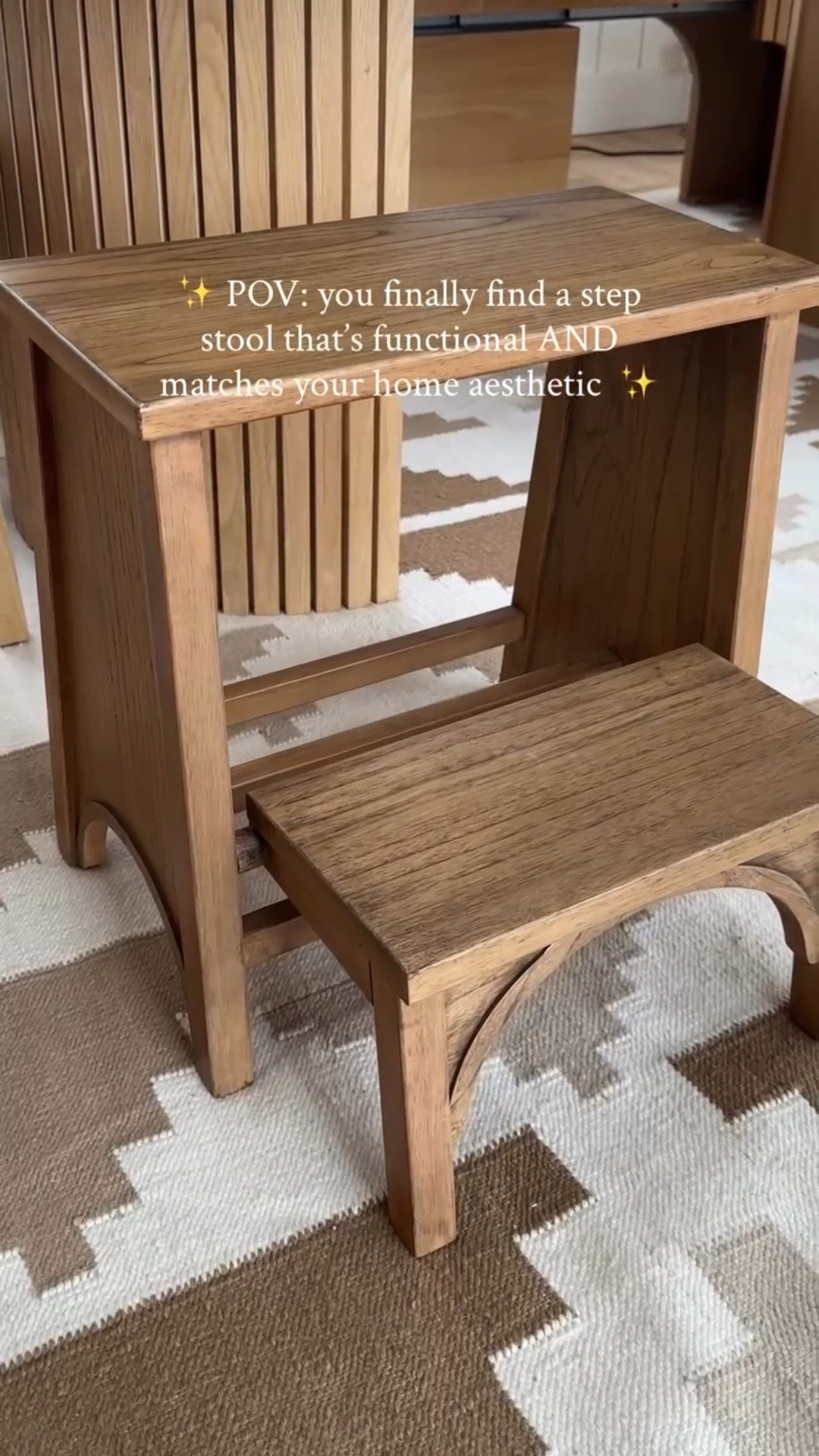 So much better than the cheap plastic ones! 😍Comment “STOOL” for the 🔗 

Grab one before they sell out! I had to order mine for pickup cause they were sold out online. 

 #homefinds #firsttimemom #toddlermom #stepstool #targetfinds

#LTKHome