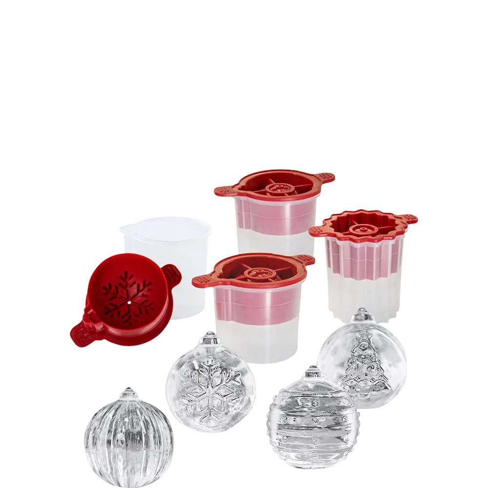 Tovolo Christmas Ornament Ice Mold (Set of 4) | Total Wine