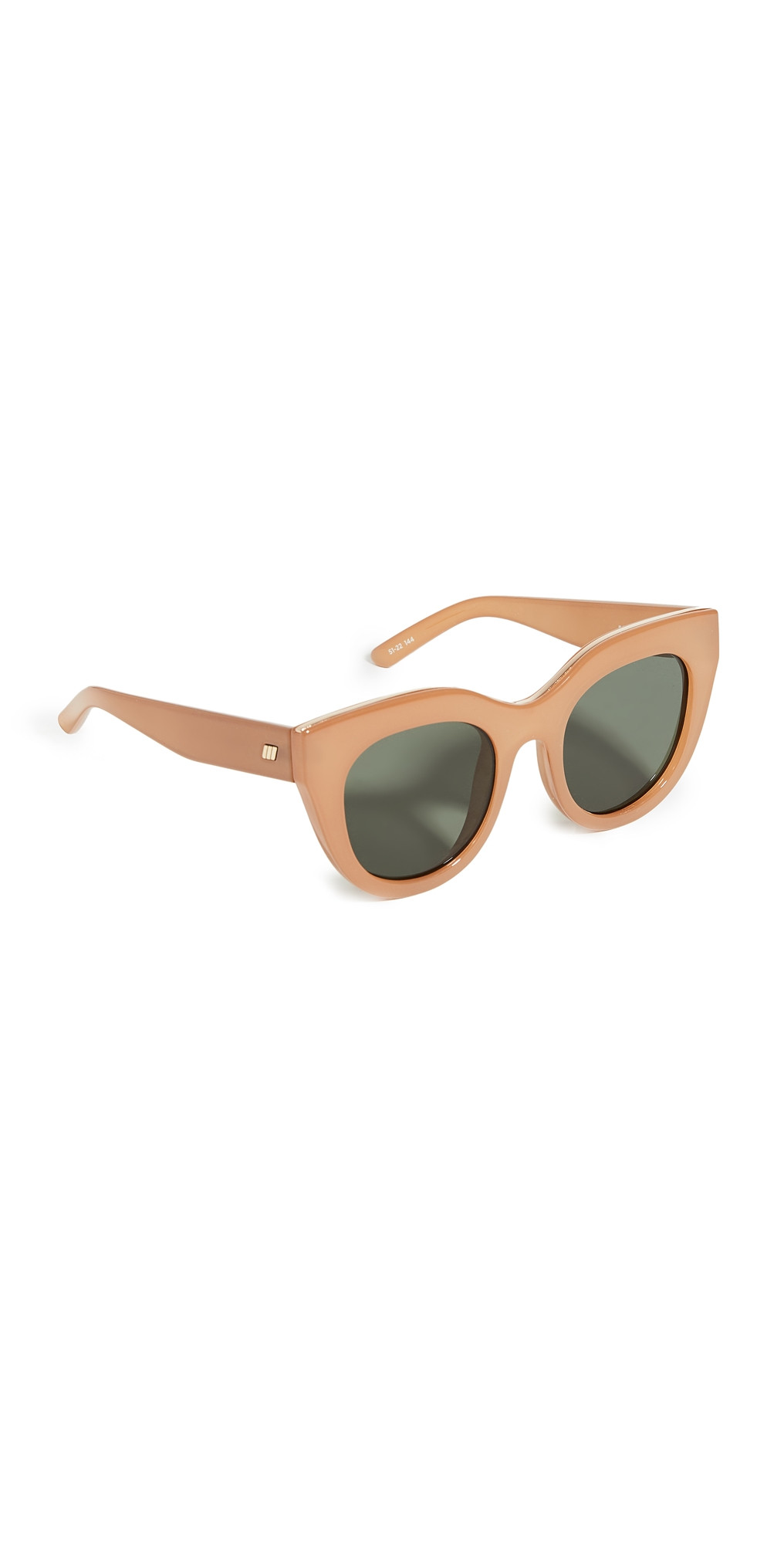 Le Specs Air Heart Sunglasses Caramel Khaki Mono One Size | Shopbop