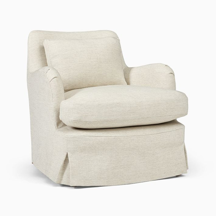 Sophie Skirted Slipcover Chair | West Elm (US)