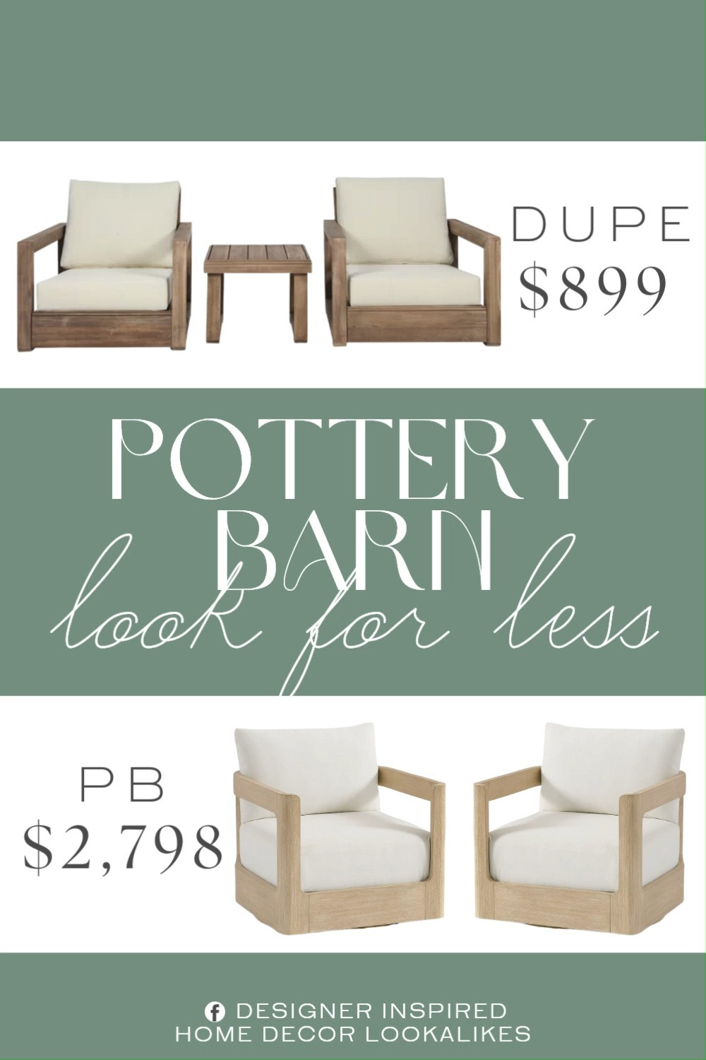 Inspired by Pottery Barn Outdoor Swivel Lounge Chair. Outdoor Lounge Chair Set. Patio Lounge Chair. Outdoor Accent Chair. Wooden Patio Chair. Contemporary Outdoor Seating. Natural Wood Outdoor Furniture. Solid Acacia Wood Chair Set. 

Home more affordable option find copy cat similar look for less budget friendly affordable cheap cheaper beautiful pretty. Clearance sale coupon code discount code promo code luxury lookalike look a like Inspo inspiration inspired by idea ideas Love like these? I share multiple every day in my FB group.
#potterybarninspired #outdoorloungechair #patiofurniture #outdoorseating #outdoorliving #furniturefinds #patiostyle 

 #LTKHome