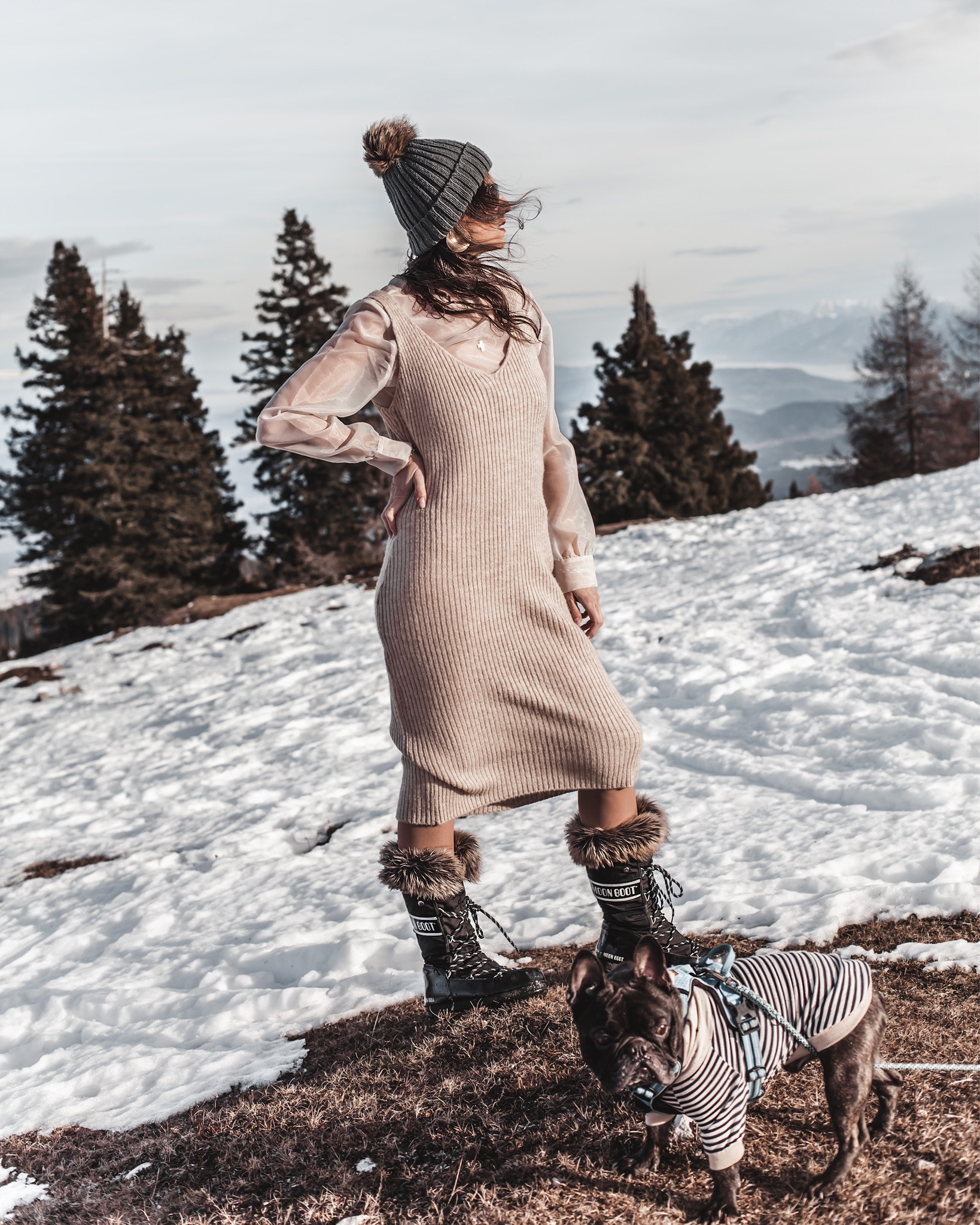 On sale: Knit set, I am wearing here separately the sleeveless dress but it comes with a sweater. You can pair it with a sheer shirt or sheer lightweight turtleneck. Love the quality. 🖤

#LTKeurope #LTKFind #LTKSale