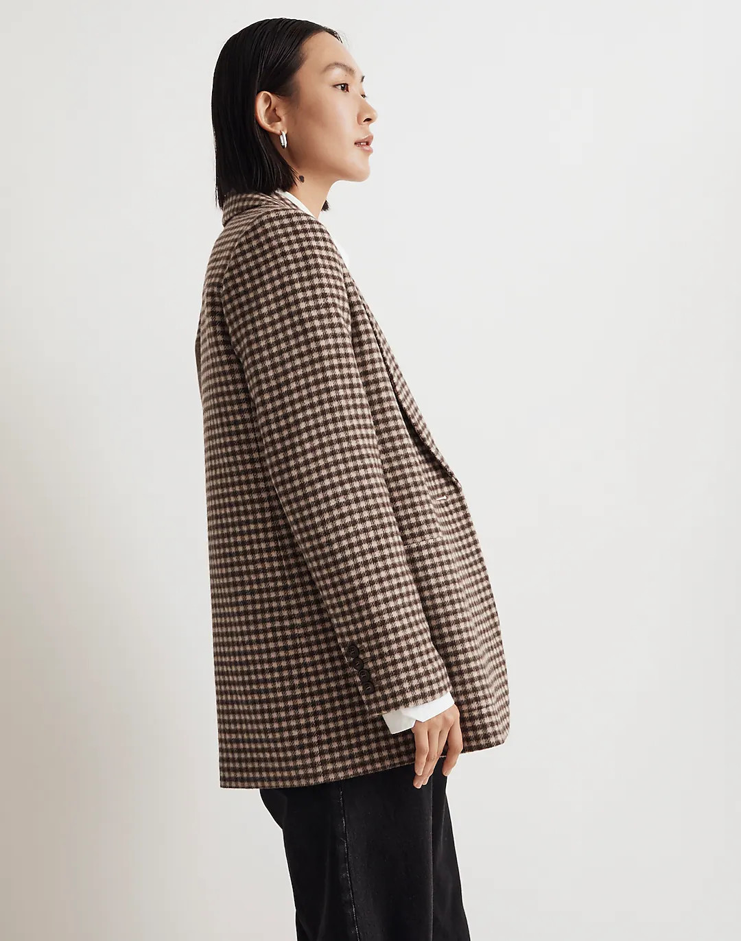 The Larsen Blazer in Mixed Plaid | Madewell