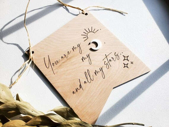 Nursery Sign You Are My Sun My Moon and All My Stars - Etsy | Etsy (US)