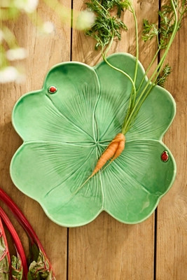 Shamrock Stoneware Serving Platter | Anthropologie (US)