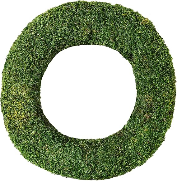 SuperMoss (21626 Preserved SheetMoss Wreath in Green - 12" Wide Round | Amazon (US)