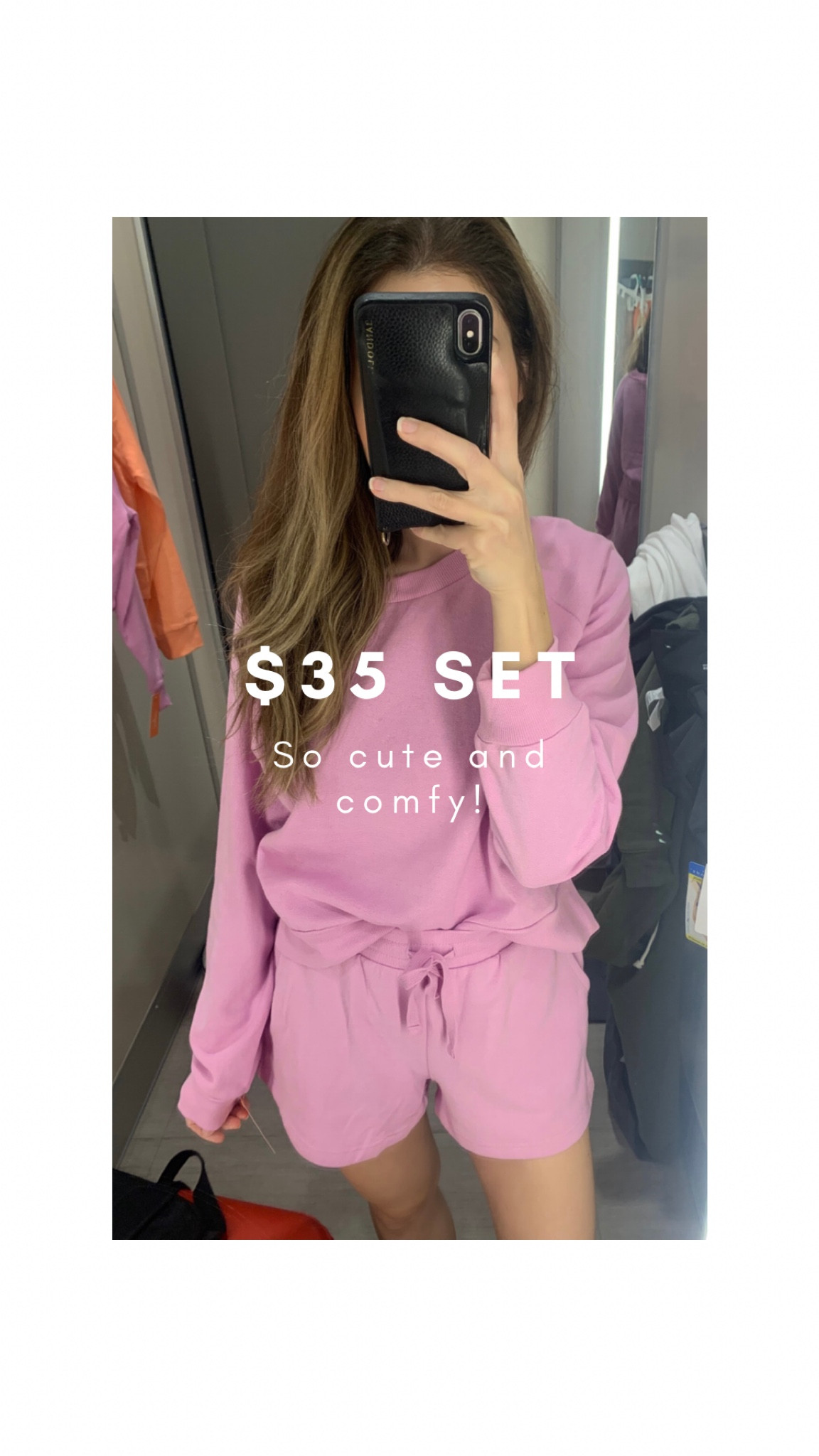 Super cute and comfy lounge set (can buy the shorts and sweatshirt separately). Cozy and love the colors for spring and summer.  Comes in other colors as well. Runs TTS. Wearing an XS in the shorts and a small in the sweatshirt. Also comes with the matching joggers as well 






Tags: lounge set, lounge shorts, pajamas, pjs, summer pjs, spring lounge set, target style, pink purple shorts sweatshirt, pastel trending fashion, ootd, sweat shorts, fleece shorts, crop sweatshirt, cropped sweatshirt, pajama shorts 

#LTKstyletip #LTKhome #LTKunder50