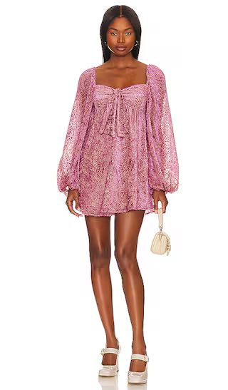 Francesca Mini Dress in Purple | Revolve Clothing (Global)