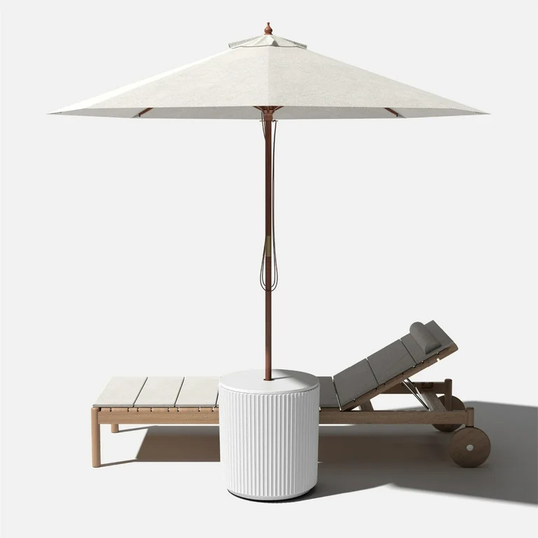 Veradek Umbrella Side Table - White | Walmart (US)