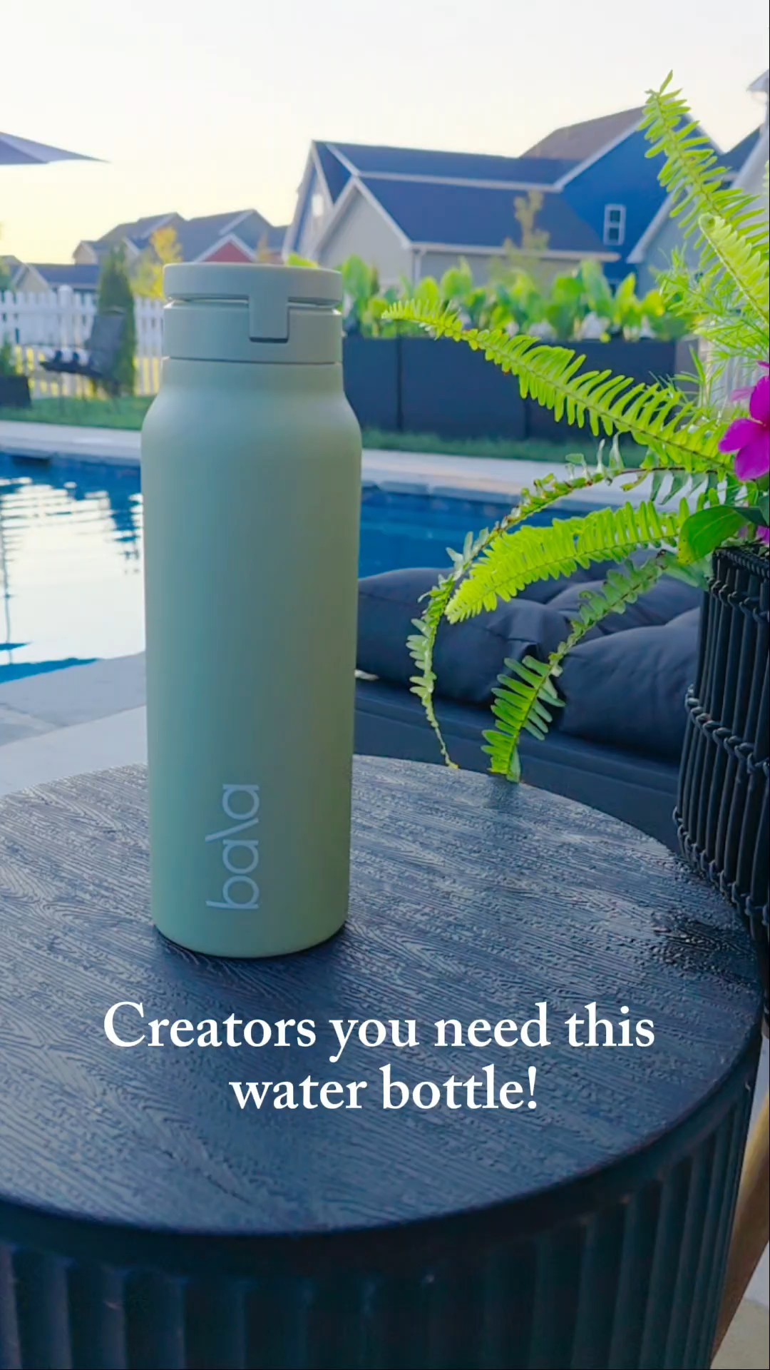 If you know me, you know I love products that are both practical and aesthetically pleasing. 🖤Bonus points for a product that does more than one thing... and @bala understood the assignment. 👏🏾Not only is this water bottle cute, but it reminds me to drink my water while making content because the lid flips into like a  built-in tripod. The magnetic ring securely holds my phone for hands-free filming.As a content creator who's always recording and  on the go, anything that simplifies my setup is a win. One less thing to carry, one more reason to actually stay hydrated. #Bala #Hydration #ContentCreator #MomLife #neurodivergentmom360 

#LTKmomlife #LTKfitnessgoals #LTKselfcare