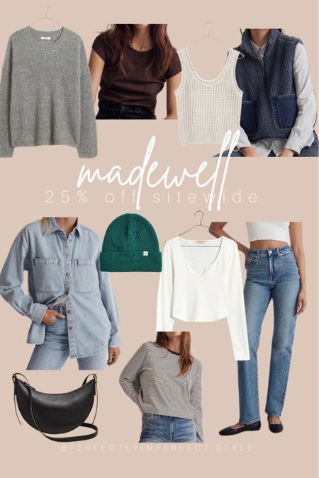 25% off madewell! So many cute fall arrivals! Love their basics & jeans! 

Fall outfits
Fall style 

#LTKSeasonal