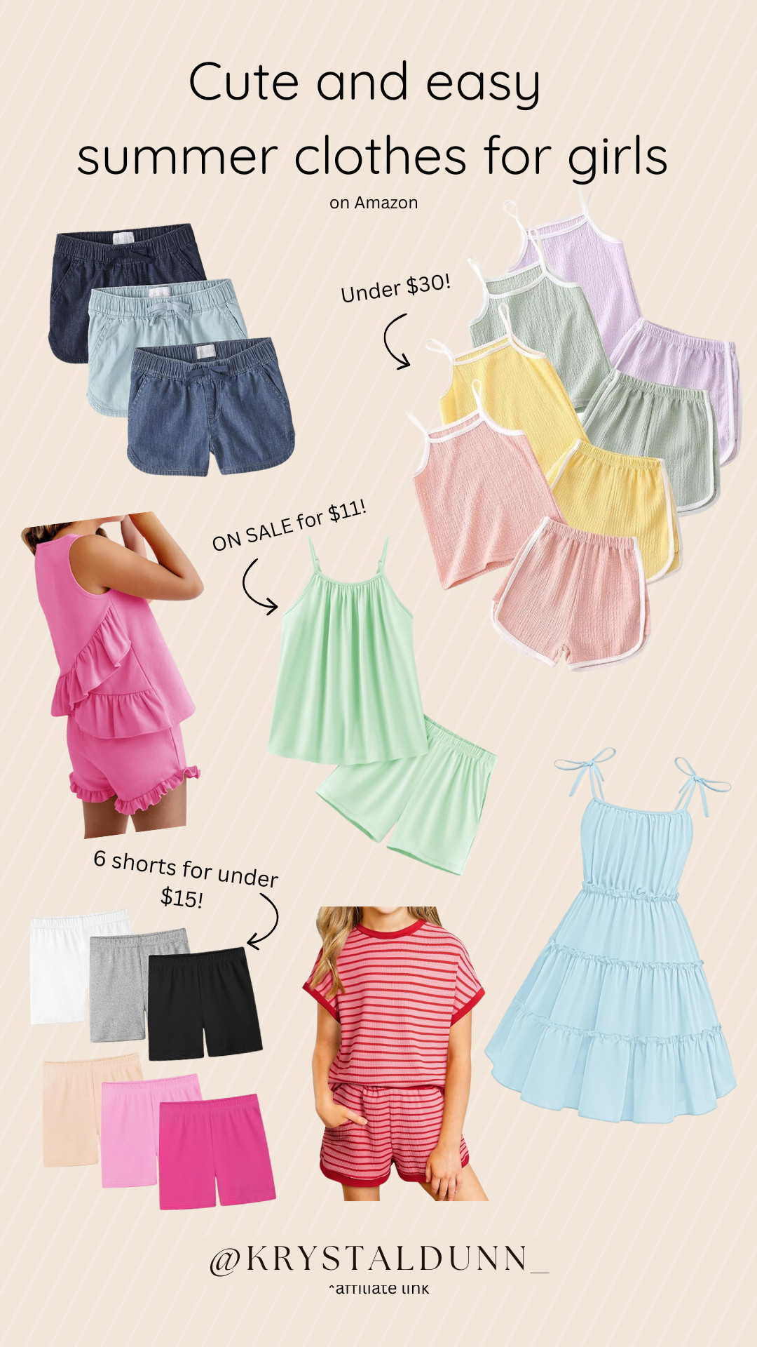 Cute and Easy Spring & Summer Clothes for Girls 🎀🦋 

#spring #spring2026 #summer #summer2026 #clothesforgirls #girls #girlsclothes #girlsdresses #cute #easy #amazon 

 #LTKSaleAlert #LTKKids
