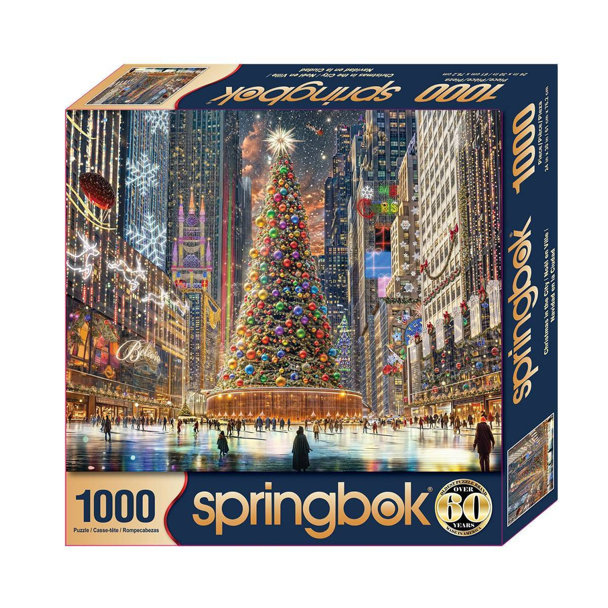 Springbok Christmas in the City 1000pc Jigsaw Puzzle | Target