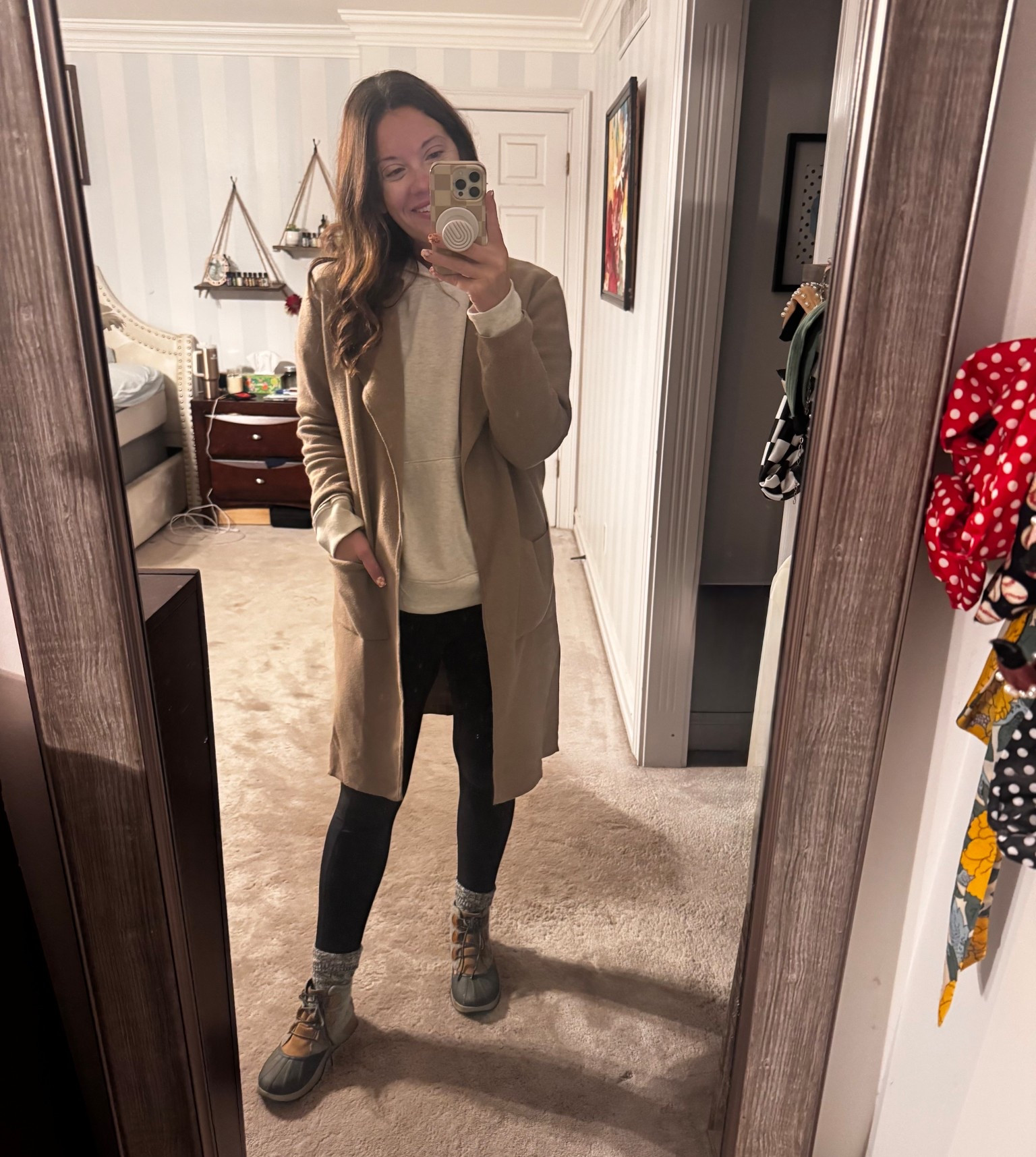 Casual, comfy Coatigan outfit