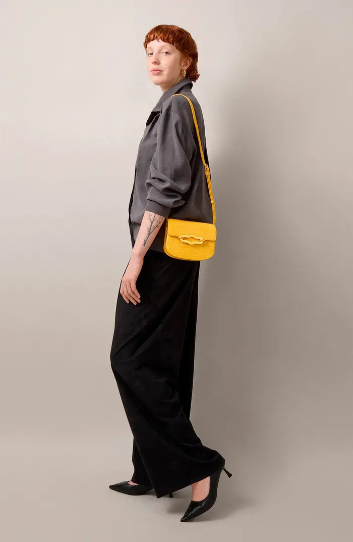 Mulberry Small Pimlico Matte Croc Embossed Leather Satchel | Nordstrom | Nordstrom