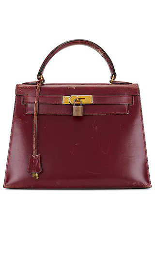Hermes Kelly 28 Handbag in Bordeaux | Revolve Clothing (Global)