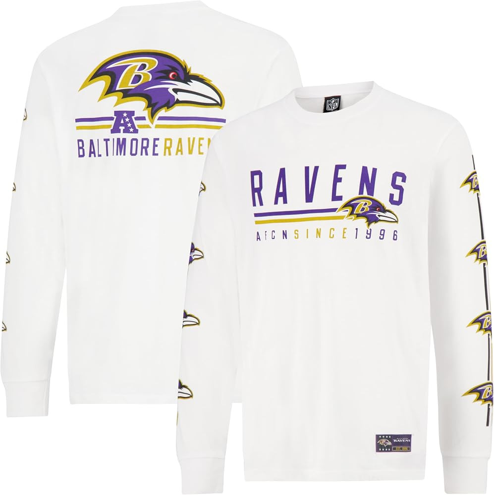 Ultra Game Men's NFL Official Super Soft Supreme Long Sleeve T-Shirt | Amazon (US)