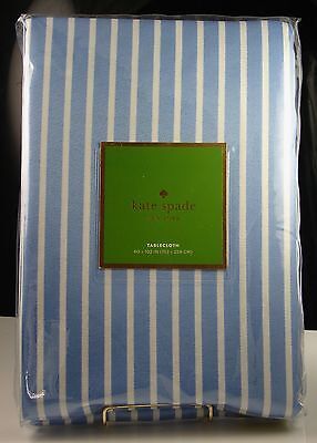 Kate Spade NY Harbour Drive Cornflower Blue & White Oblong Tablecloth Linen NWT  | eBay | eBay AU