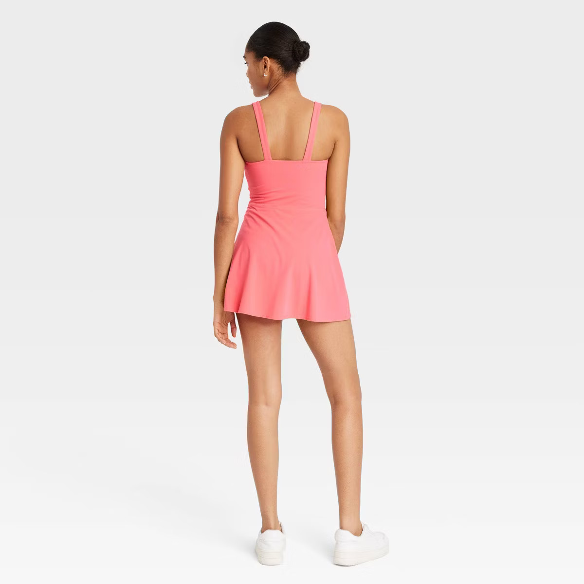 Women's Knit Squareneck Slit Active Dress - JoyLab™ | Target