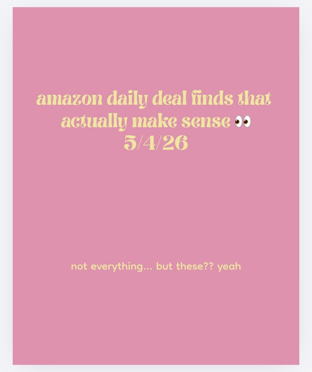 amazon finds that are actually worth it right now 👀

a mix of things that make life easier, a little cuter, or just more fun

some practical, some random… but all things people keep rebuying for a reason

everything linked 🔗 In my LTK or comment MAY4 for direct links.

#LTKdayinmylife #LTKSaleAlert #LTKHome
