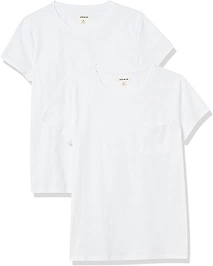 Amazon Essentials Women's Vintage Cotton Pocket Crewneck T-Shirt, Multipacks | Amazon (US)