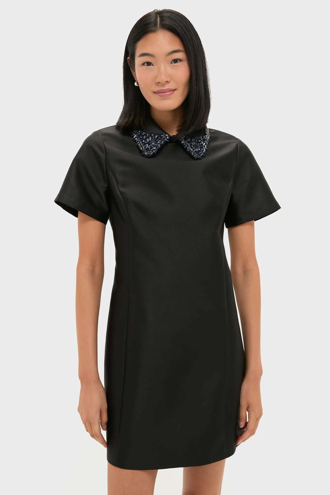 Black Embellished Winslet Dress | Tuckernuck (US)