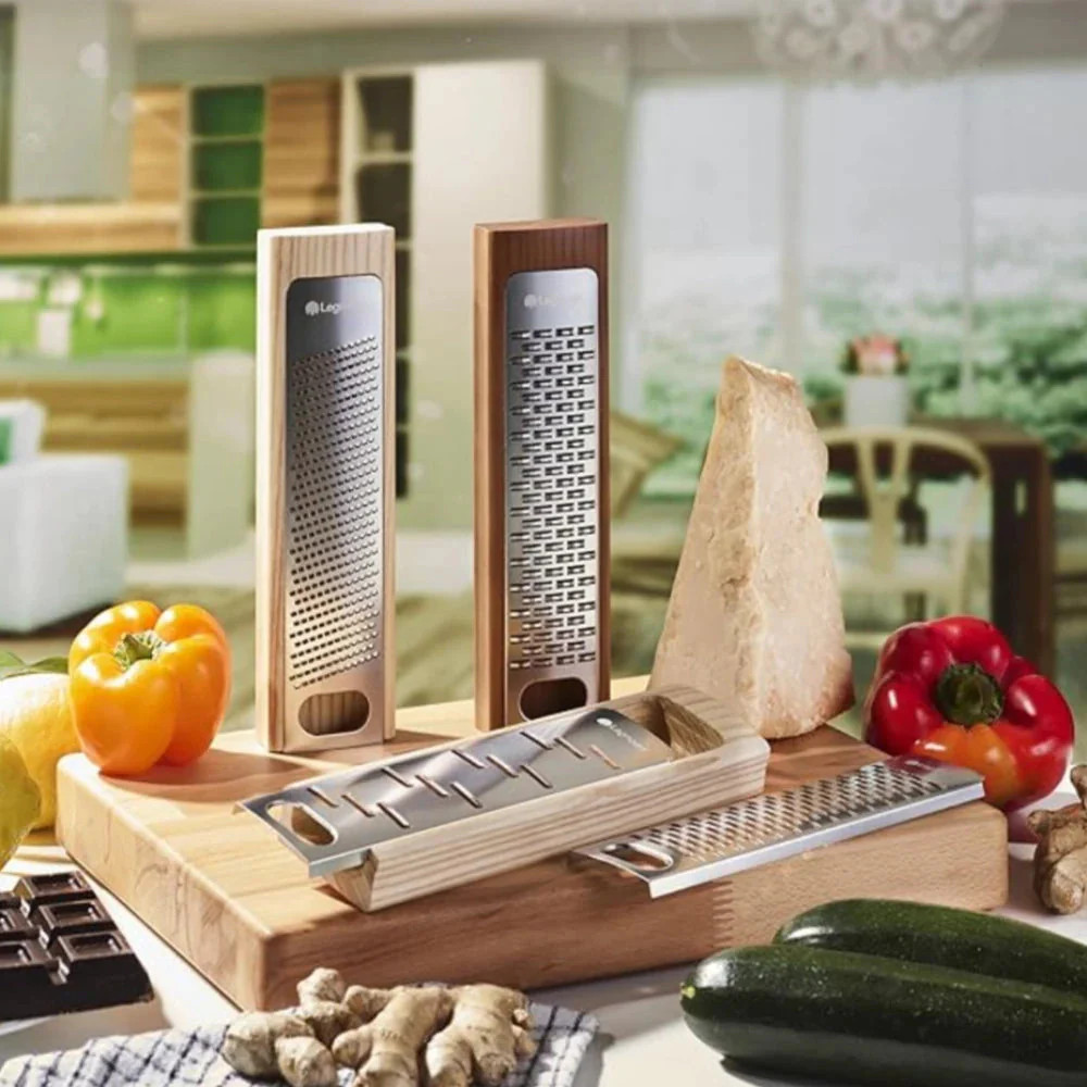 Legnoart Gratta Multifunction Grater with 3 Interchangeable Blades | Sabavi Home