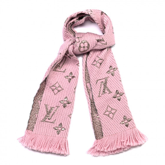 LOUIS VUITTON

Wool Silk Logomania Shine Scarf Pink | Fashionphile