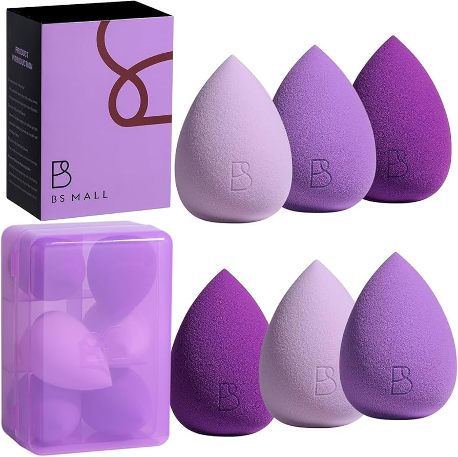 BS-MALL Juego de esponjas de maquillaje Pro V3.0 Cloud Technology Material Sponge 6 Pcs – Mezcl... | Amazon (US)